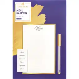 Albert Heijn AH Excellent Menukaart wit aanbieding