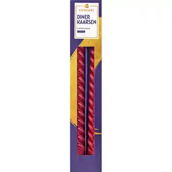 Albert Heijn AH Excellent Dinerkaars swirl rood aanbieding