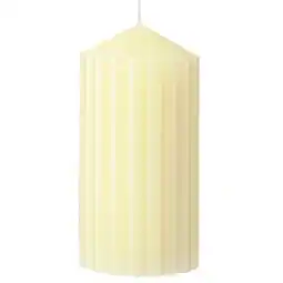 Albert Heijn AH Excellent Vormkaars rond ribbel cream aanbieding