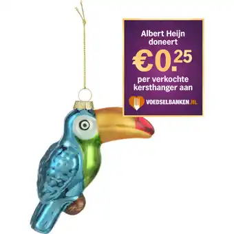 Albert Heijn AH Excellent Glashanger vogel blauw aanbieding