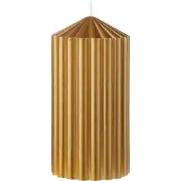 Albert Heijn AH Excellent Vormkaars rond ribbel goud aanbieding