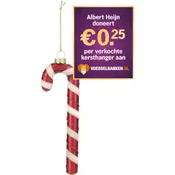 Albert Heijn AH Excellent Glashanger candy cane aanbieding