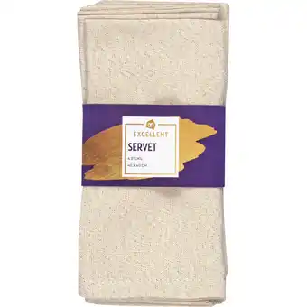 Albert Heijn AH Excellent Servetten lurex aanbieding