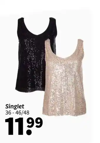 Wibra Singlet aanbieding