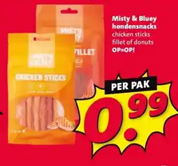 Nettorama Misty & Bluey hondensnacks aanbieding