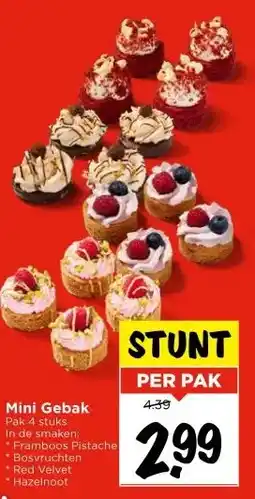 Vomar Voordeelmarkt Mini Gebak aanbieding