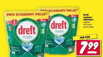 Nettorama Dreft vaatwas tabletten aanbieding