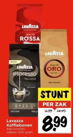 Vomar Voordeelmarkt Lavazza Koffiebonen aanbieding