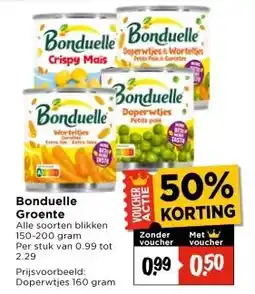 Vomar Voordeelmarkt Bonduelle Groente aanbieding