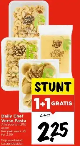 Vomar Voordeelmarkt Daily Chef Verse Pasta aanbieding