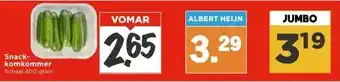 Vomar Voordeelmarkt Snack- komkommer aanbieding