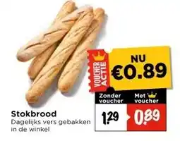 Vomar Voordeelmarkt Stokbrood aanbieding