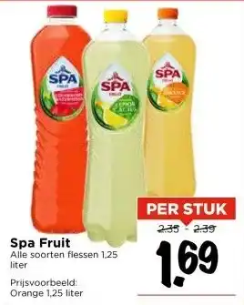 Vomar Voordeelmarkt Spa Fruit aanbieding
