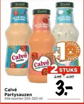 Vomar Voordeelmarkt Calvé Partysauzen aanbieding