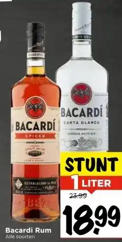Vomar Voordeelmarkt Bacardi Rum aanbieding