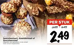 Vomar Voordeelmarkt Speculaastaart, Amandelstaaf of Speculaasstaaf aanbieding