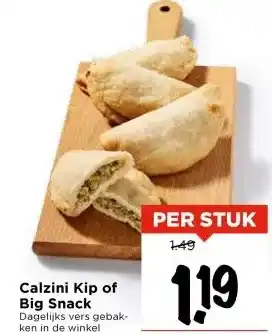 Vomar Voordeelmarkt Calzini Kip of Big Snack aanbieding