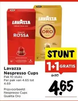 Vomar Voordeelmarkt Lavazza Nespresso Cups aanbieding