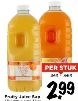Vomar Voordeelmarkt Fruity Juice Sap aanbieding