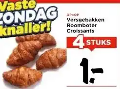 Vomar Voordeelmarkt Versgebakken Roomboter Croissants aanbieding