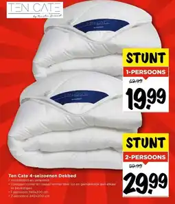 Vomar Voordeelmarkt Ten Cate 4-seizoenen Dekbed aanbieding