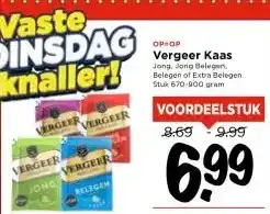 Vomar Voordeelmarkt Vergeer Kaas aanbieding