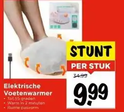Vomar Voordeelmarkt Elektrische Voetenwarmer aanbieding