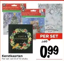 Vomar Voordeelmarkt Kerstkaarten aanbieding