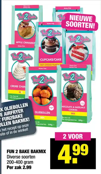 Big Bazar Fun 2 Bake 2*200/400g aanbieding