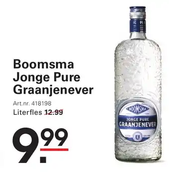 Sligro Boomsma jonge pure graanjenever aanbieding