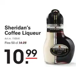 Sligro Sheridan's coffee liqueur aanbieding
