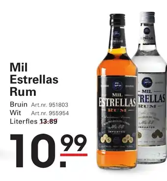 Sligro Mil estrellas rum aanbieding
