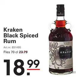 Sligro Kraken black spiced rum aanbieding