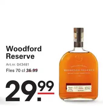 Sligro Woodford reserve aanbieding