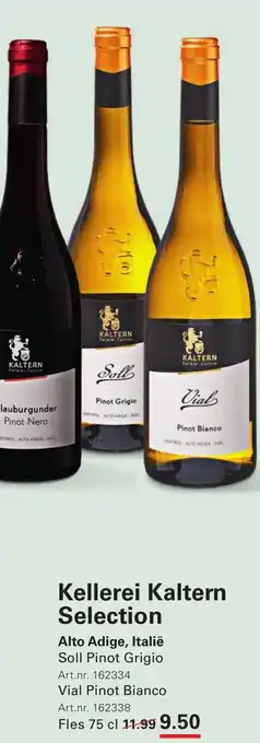 Sligro Kellerei kaltern selection aanbieding