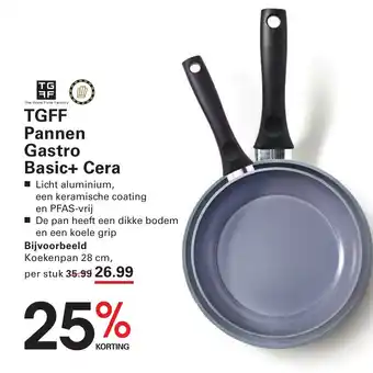 Sligro Tgff pannen gastro basic cera aanbieding