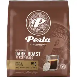 Albert Heijn Perla Huisblends Dark roast koffiepads aanbieding