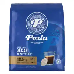 Albert Heijn Perla Huisblends Decaf koffiepads aanbieding