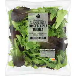 Albert Heijn AH Jonge bladsla met rucola kleinverpakking aanbieding
