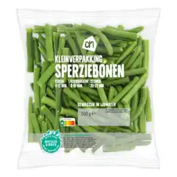 Albert Heijn AH Sperziebonen kleinverpakking aanbieding