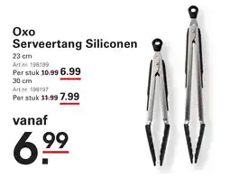 Sligro Охо serveertang siliconen aanbieding