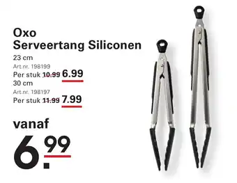 Sligro Охо serveertang siliconen aanbieding
