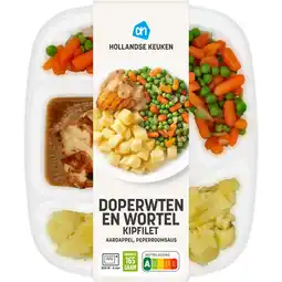 Albert Heijn AH Kipfilet pepersaus met wortel en doperwt aanbieding