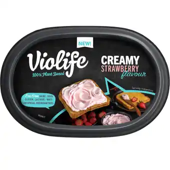 Albert Heijn Violife Creamy strawberry flavour aanbieding