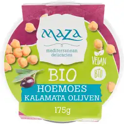 Albert Heijn Maza Biologische hoemoes kalamata olijven aanbieding