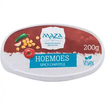 Albert Heijn Maza Hoemoes spicy chipotle aanbieding