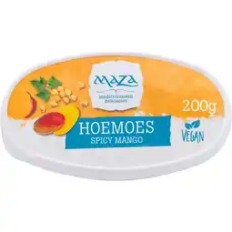 Albert Heijn Maza Hoemoes spicy mango aanbieding