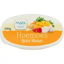 Albert Heijn Maza Hoemoes spicy mango aanbieding