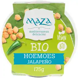Albert Heijn Maza Biologische hoemoes jalapeño aanbieding