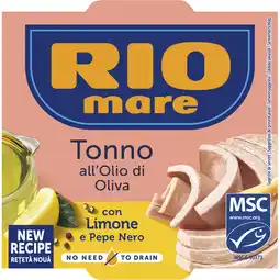 Albert Heijn Rio Mare Tonijn limone e pepe nero aanbieding